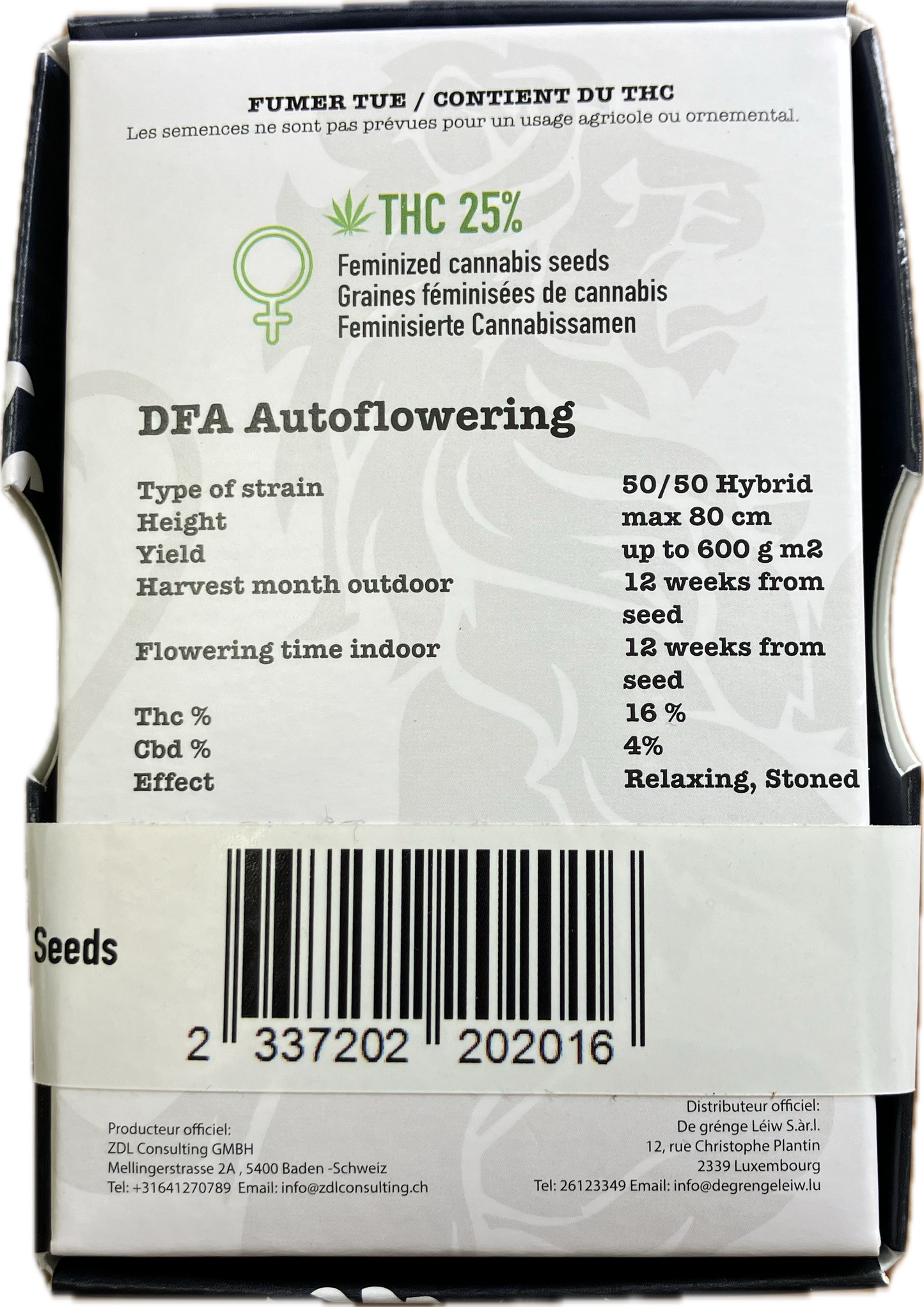 DFA autoflowering