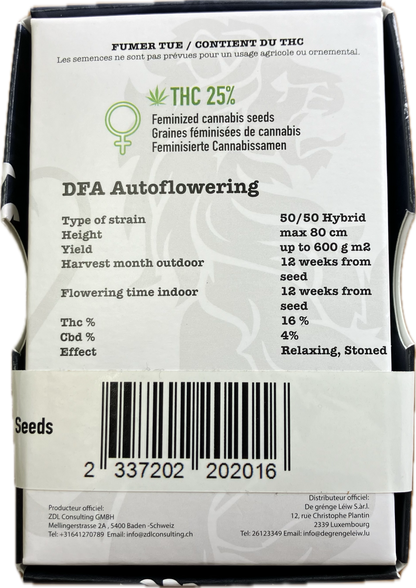 DFA autoflowering